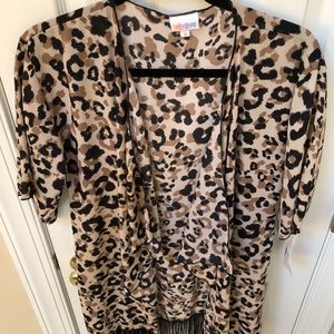 S Monroe w fringe Cheetah pattern